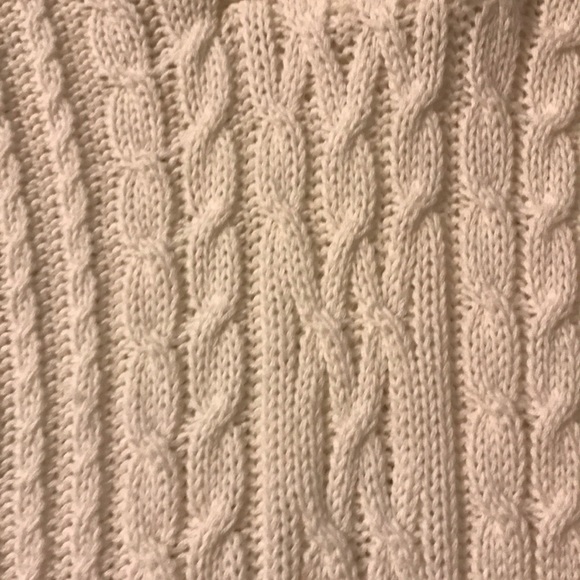NWOT white knit cotton sweater! - Picture 3 of 6